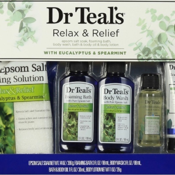 Dr. Teal's /Bath & Body Regimen Relax & Relief Gift Set: Eucalyptus & Spearmint - Picture 6 of 7